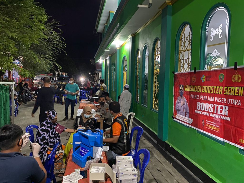 Bulan Suci Ramadhan, Polres PPU Gelar Vaksinasi Malam Hari WhatsApp Image 2022 04 12 at 10.46.59