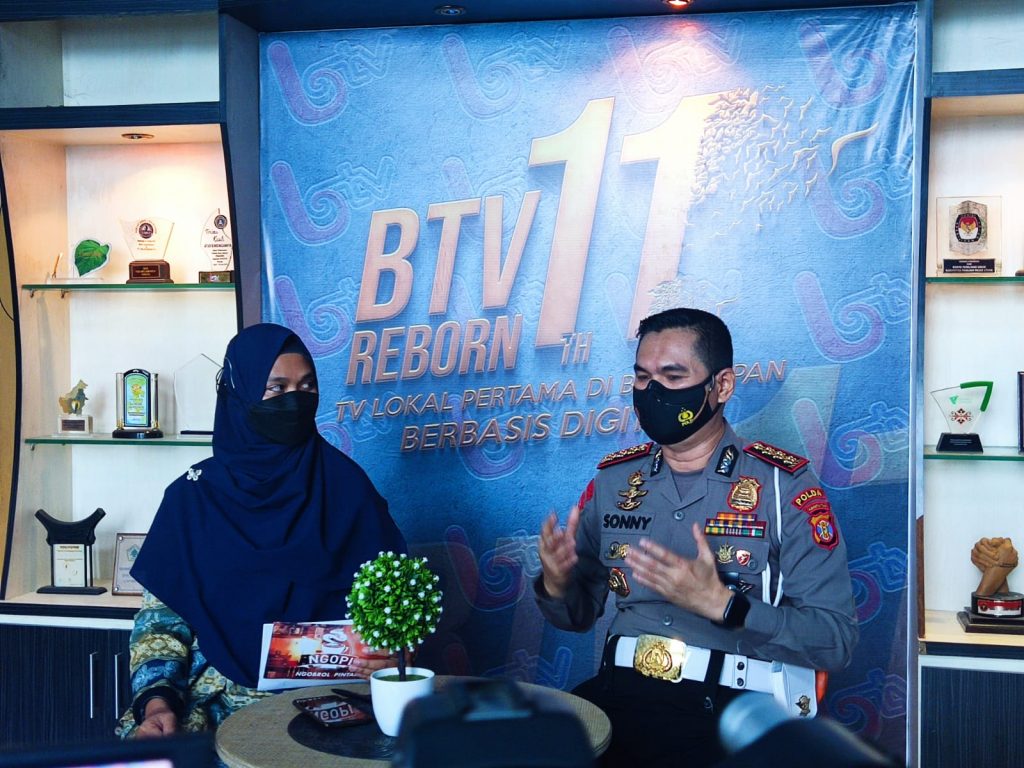 Ngobrol Pintar Dengan BTV, Polda Kaltim Wujudkan Kamseltibcar Lantas Dalam Mendukung IKN WhatsApp Image 2022 04 20 at 15.27.58