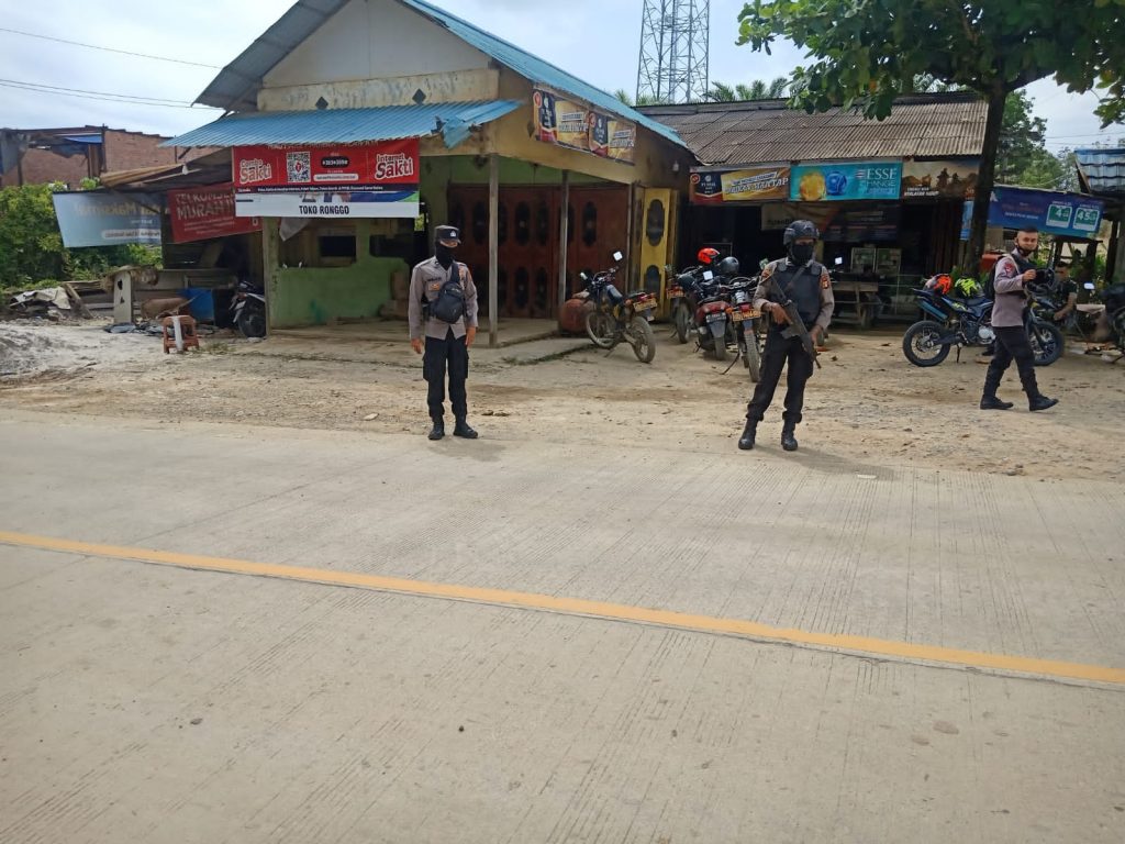 Patroli Satgas Ops Nusantara Polda Kaltim di Lokasi Pembangunan Ibu Kota Negara WhatsApp Image 2022 04 28 at 11.27.54