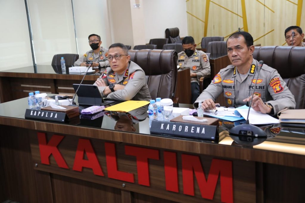 Kapolda Kaltim Hadiri Vicon Bersama Wakapolri Terkait Pembangunan IKN Nusantara WhatsApp Image 2022 05 20 at 12.57.56