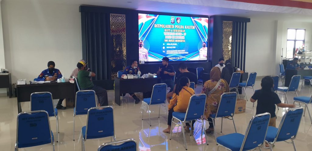 Ditpolairud Polda Kaltim Kembali Gelar Gerai Vaksinasi Dosis Booster WhatsApp Image 2022 05 23 at 15.00.45