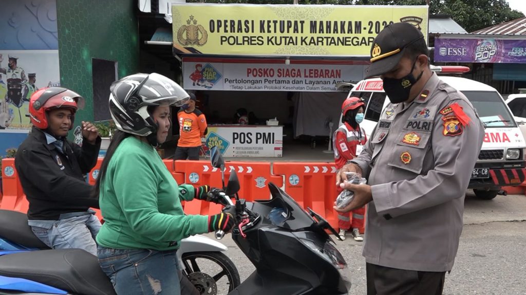 Apresiasi Pelaksanaan Mudik Lebaran 2022 di Kaltim, Masyarakat Ucapakan Terima Kasih Terhadap Polri km38