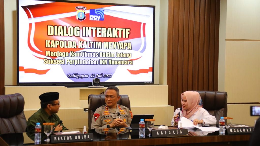 Bahas Perkembangan IKN Nusantara, Kapolda Kaltim Talkshow Bersama RRI Samarinda WhatsApp Image 2022 07 11 at 14.59.23