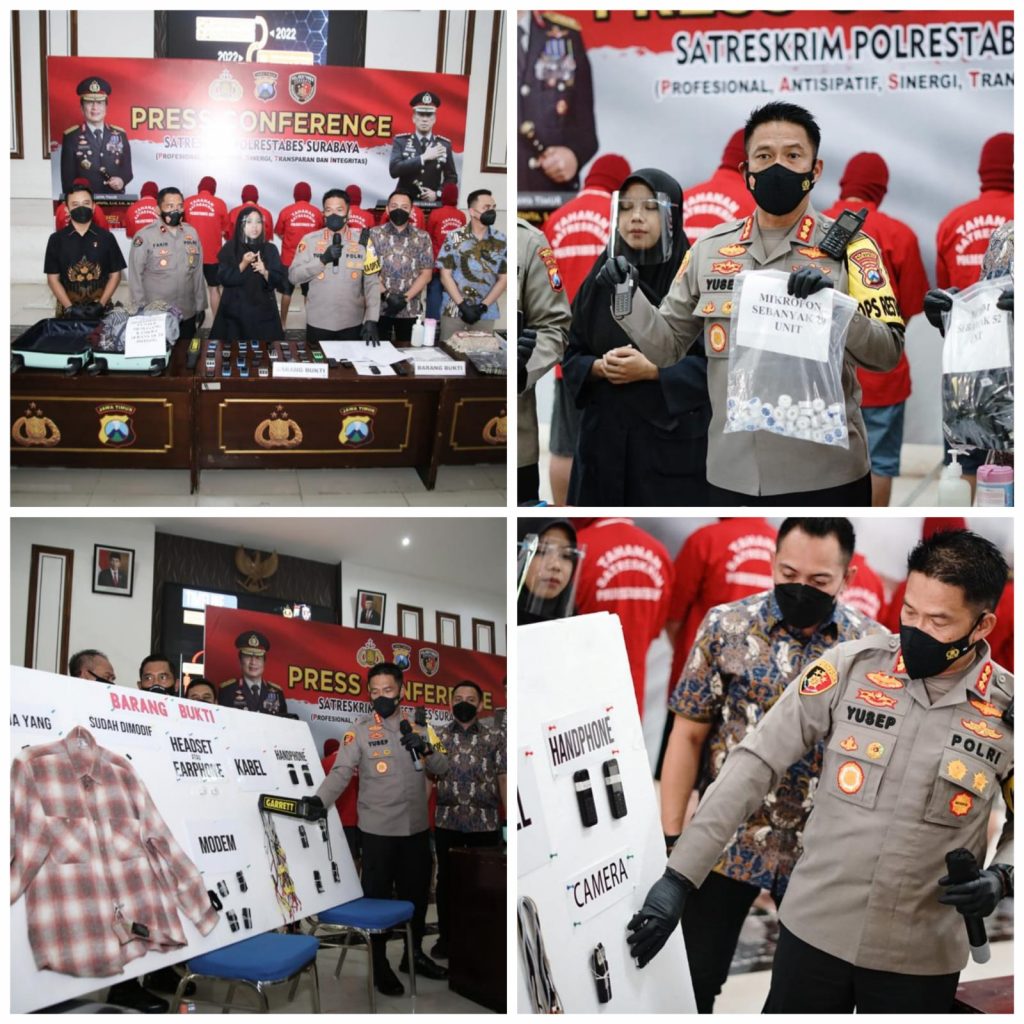 Polisi Tangkap 8 Orang Diduga Joki UTBK SBMPTN di Jatim WhatsApp Image 2022 07 16 at 23.19.56