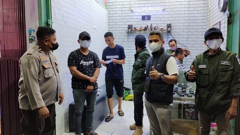 Polres Bontang Gelar Patroli Gabungan Himbau Masyarakat Patuhi Prokes WhatsApp Image 2022 07 23 at 14.38.23