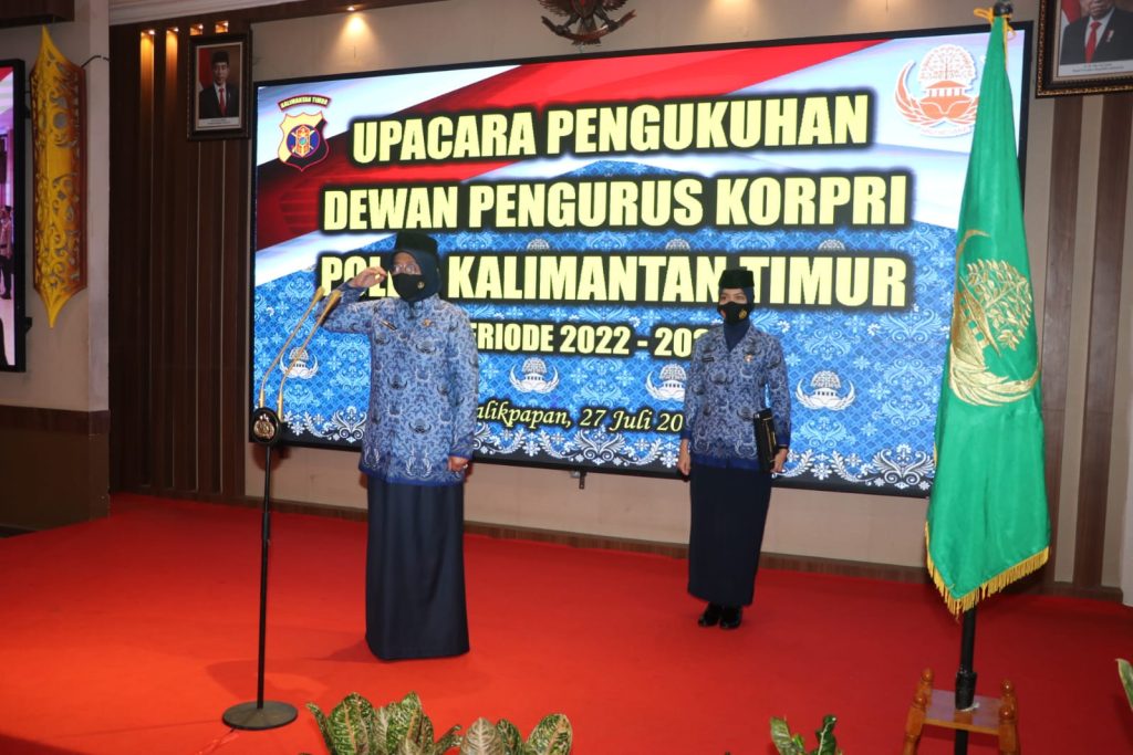 Ketua DP Korpri Polri Kukuhkan Dewan Pengurus Korpri Polda Kaltim WhatsApp Image 2022 07 27 at 13.22.27