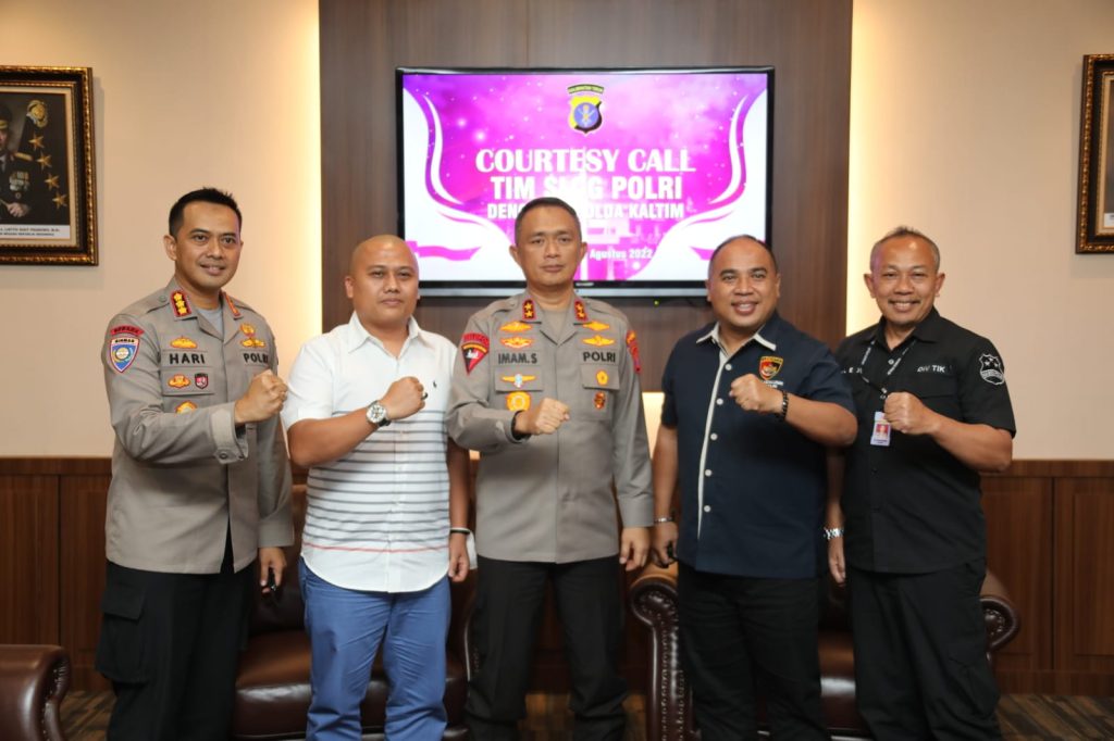 Bahas Pembangunan Ibu Kota Negara, Kapolda Kaltim Terima Kunjungan Slog Polri WhatsApp Image 2022 08 01 at 14.55.25