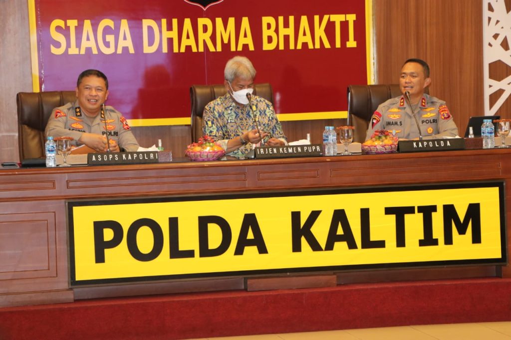 Polda Kaltim Gelar Rapat Koordinasi Pengamanan Pembangunan IKN Nusantara WhatsApp Image 2022 08 03 at 13.20.43