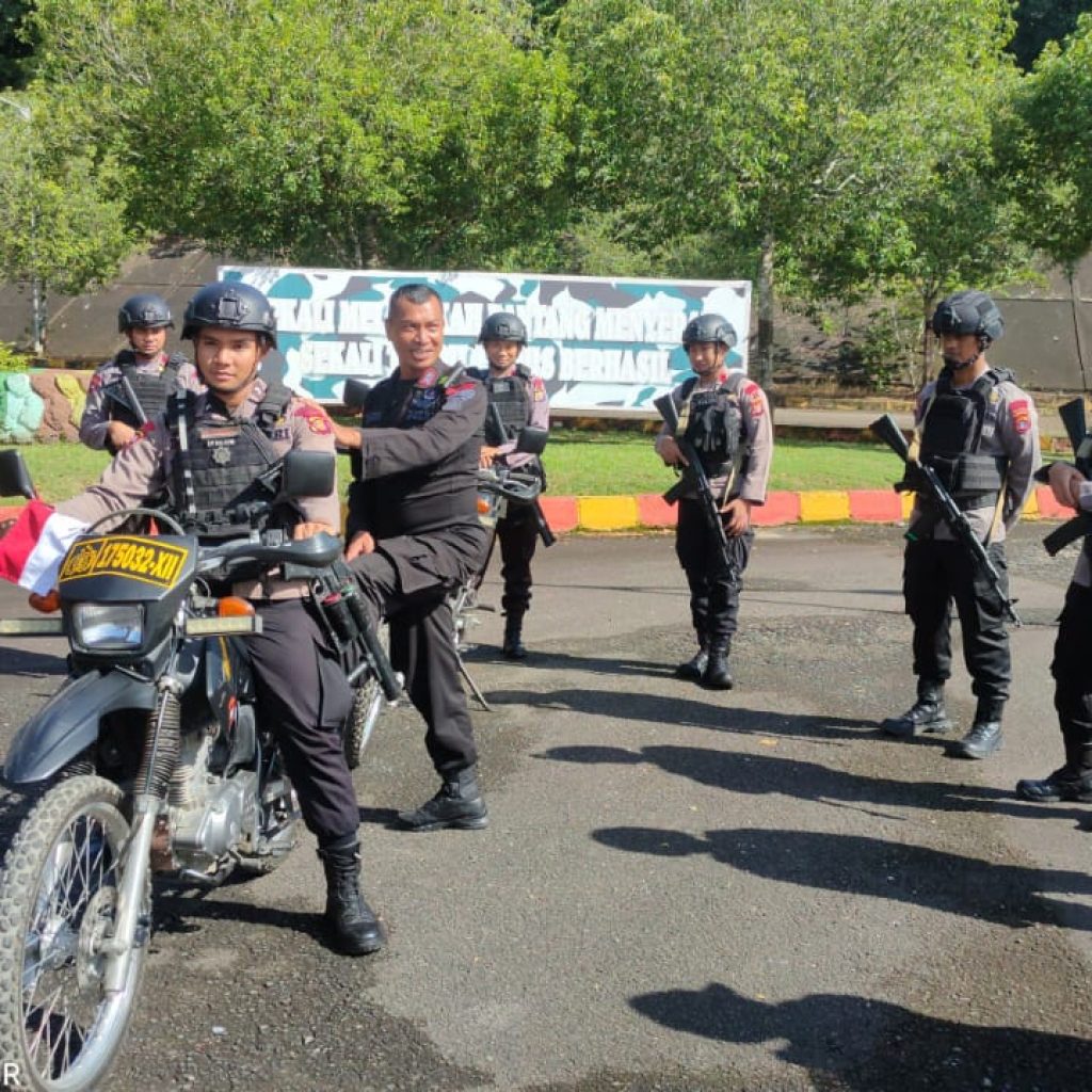 Tingkatkan Kemampuan Personel, Brimob Berau Gelar Latihan Anti Anarkis WhatsApp Image 2022 08 18 at 12.06.46