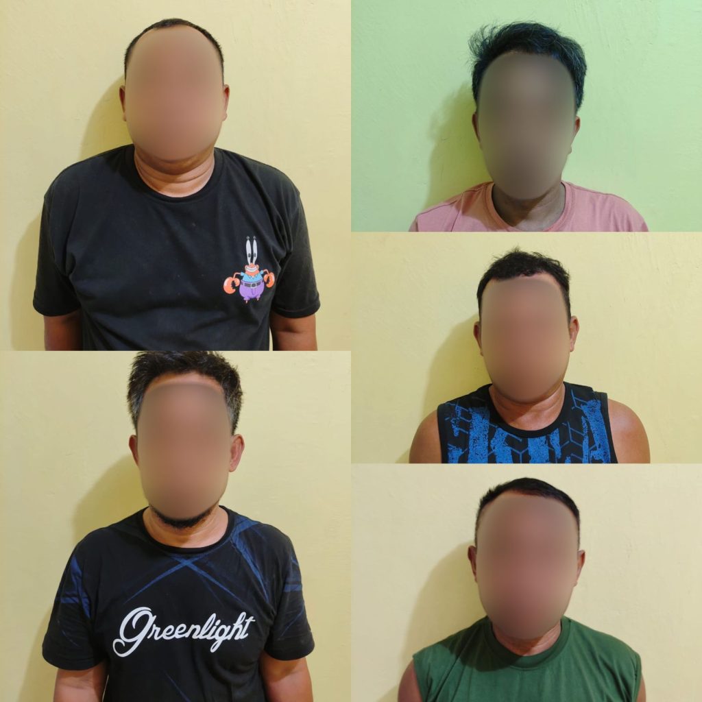 Polsek Biduk-Biduk Gerebek Judi Kartu, 5 Orang Diamankan WhatsApp Image 2022 08 31 at 08.25.51