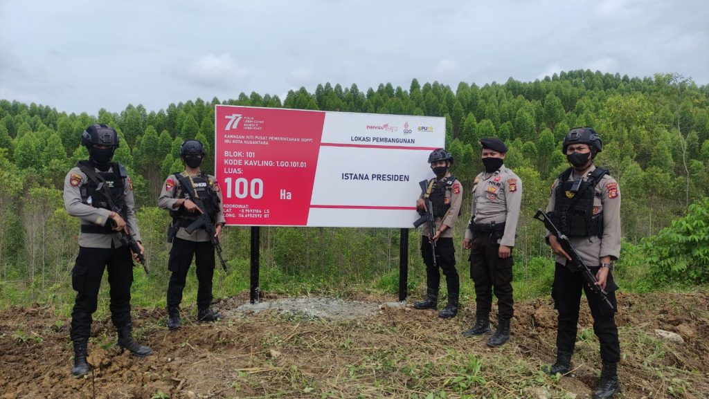 Jaga Kondusifitas, Personil Satgas Ops Nusantara Polda Kaltim Laksanakan Patroli Peninjauan Pembangunan IKN WhatsApp Image 2022 09 21 at 15.16.31