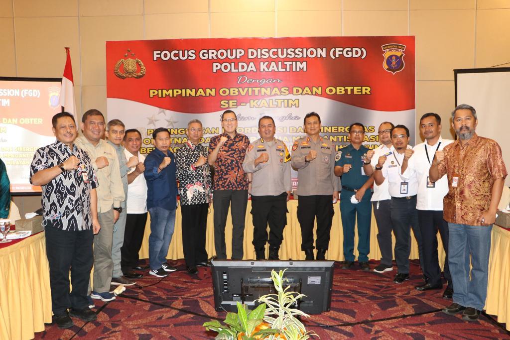 Tingkatkan Koordinasi dan Sinergi, Polda Kaltim Gelar FGD dengan Obvitnas dan Obter Se-Kalimantan Timur WhatsApp Image 2022 09 29 at 11.39.51