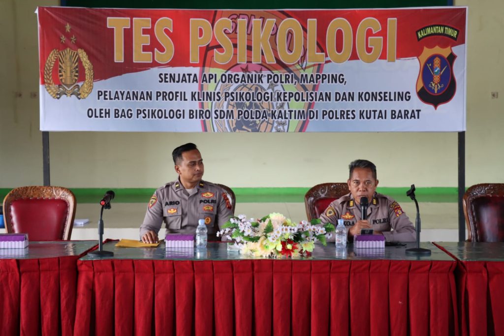 Polres Kutai Barat Melaksanakan Test Psikologi Bagi Personel Yang Memegang Senpi WhatsApp Image 2022 09 30 at 09.25.57