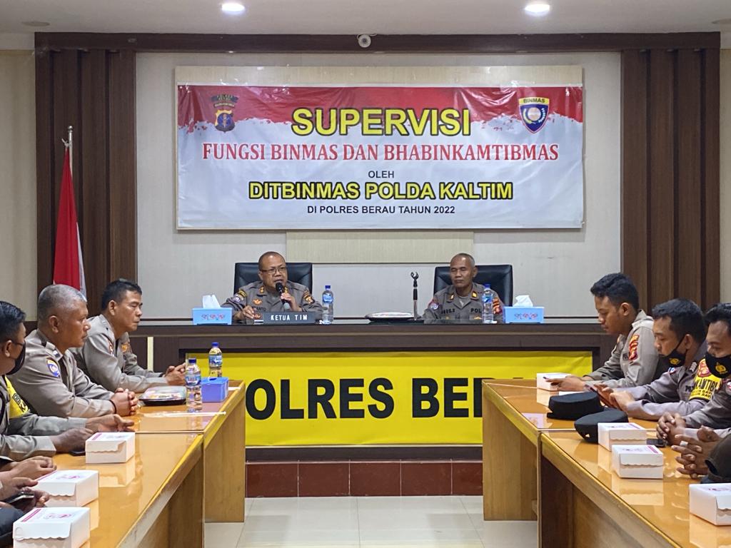 Ditbinmas Polda Kaltim Gelar Supervisi Fungsi Binmas dan Bhabinkamtibmas di Polres Berau 7ED127BC 5EFC 466B 8552 3B28BFD6A87C