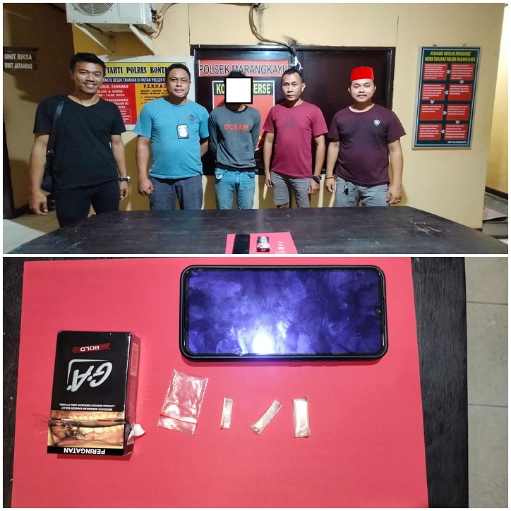 Simpan Sabu Didalam Dasboard Sepeda Motor, Warga Desa Santan Tengah Diringkus Polsek Marang Kayu WhatsApp Image 2022 10 03 at 16.01.39