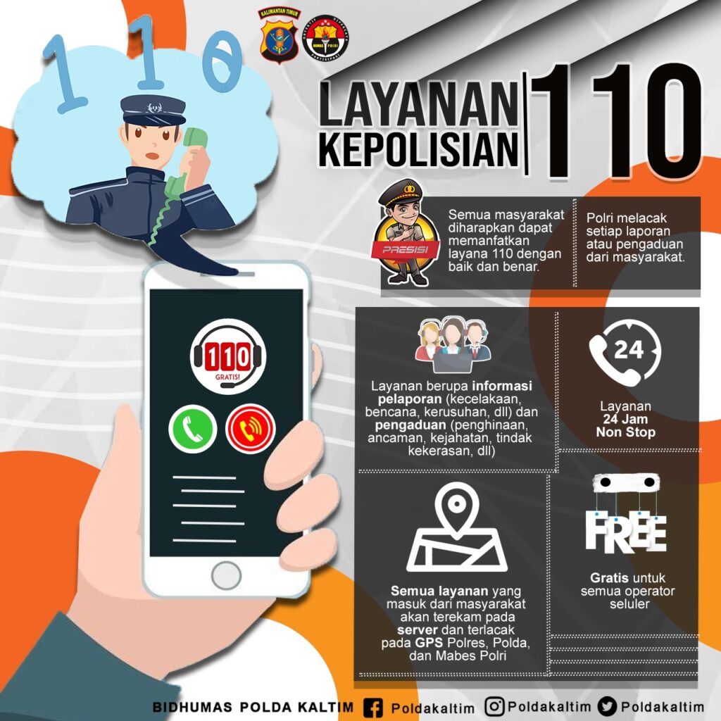 Layanan Kepolisian 110 call center 110