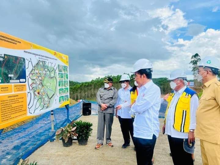 Tinjau Pembangunan Infrastruktur IKN, Presiden: Ini Progres yang Baik semoi 1