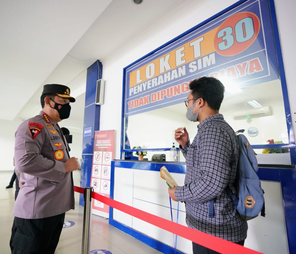 Kapolri Sidak Satpas SIM Polda Metro Jaya sidak sim