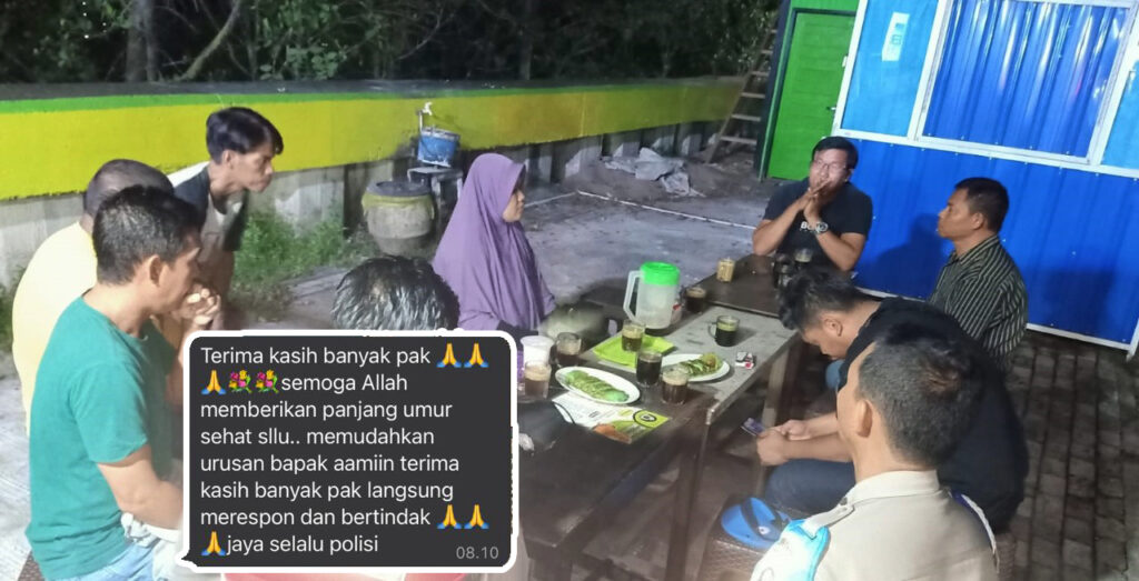 Beri Informasi Ke Hotline Kapolda Kaltim, Berakhir Kondusif AXAXX 1