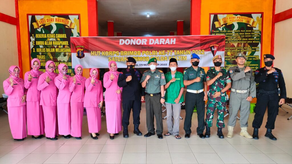 Sinergitas TNI POLRI Warnai Baksos Donor Darah Menyambut HUT Brimob ke -77 WhatsApp Image 2022 11 10 at 08.49.51