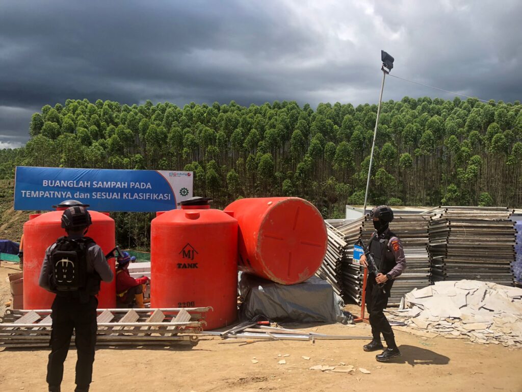 Antisipasi Gangguan Kamtibmas, Satgas Ops Nusantara Polda Kaltim Laksanakan Patroli dan Sambang di IKN ikn lagi
