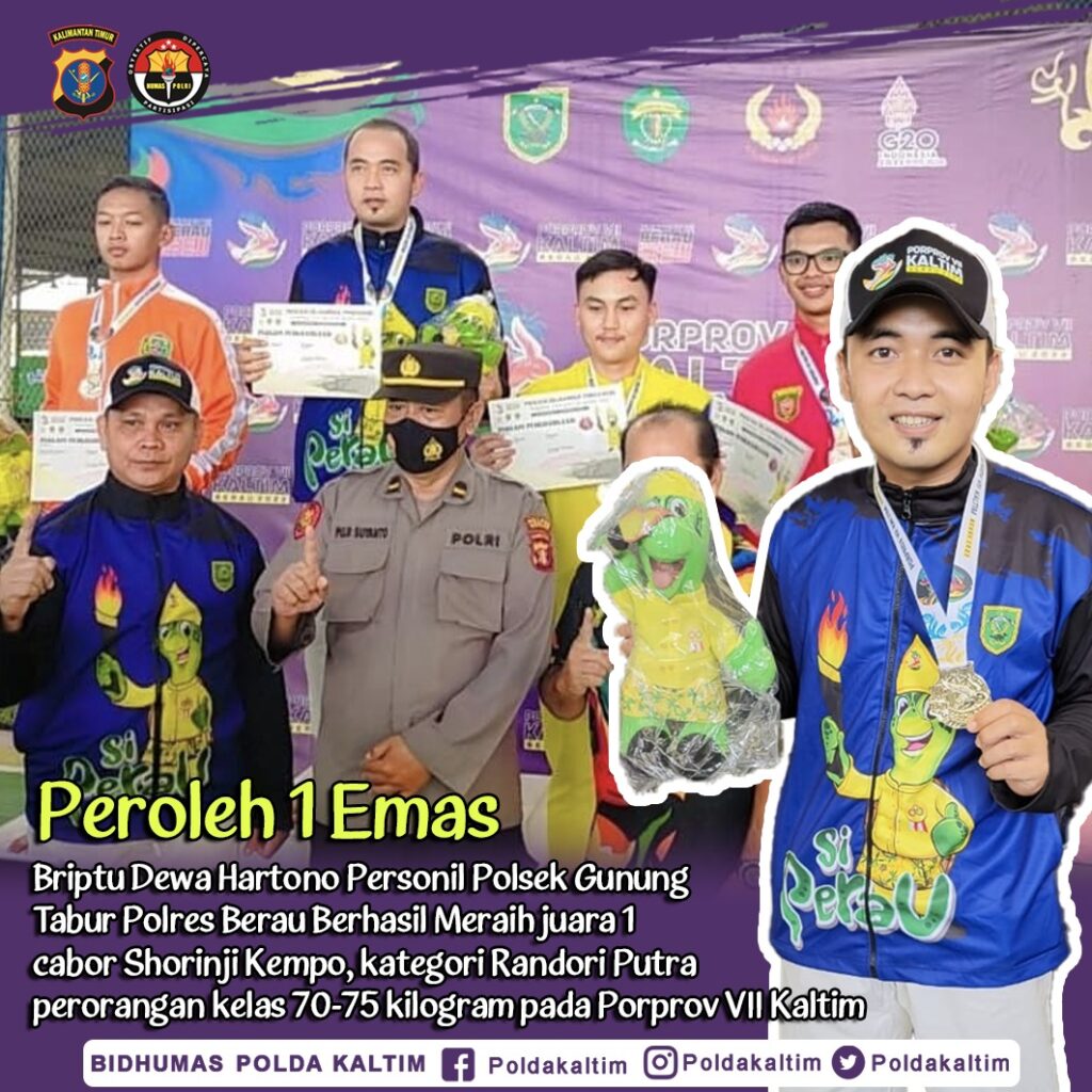 Personel Polres Berau Berjaya Lagi di Porprov VII Kaltim WhatsApp Image 2022 12 06 at 16.44.45