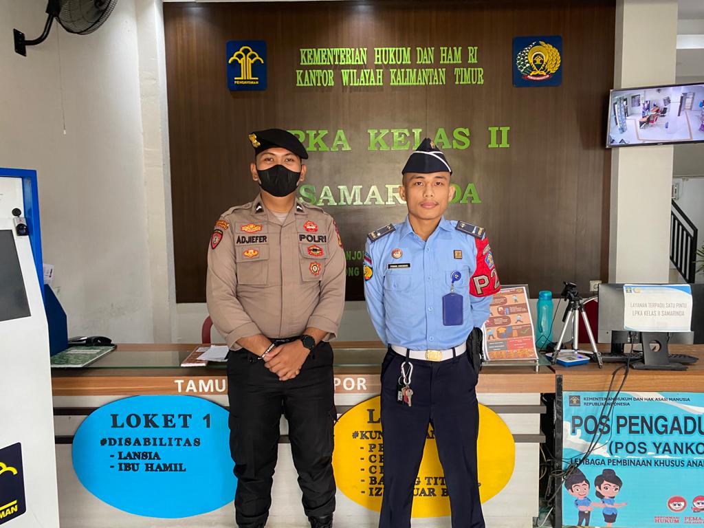 Jalin Sinergitas, Personil Sat Samapta Polres Kukar Sambangi lapas Kelas II A Tenggarong WhatsApp Image 2022 12 08 at 06.34.47