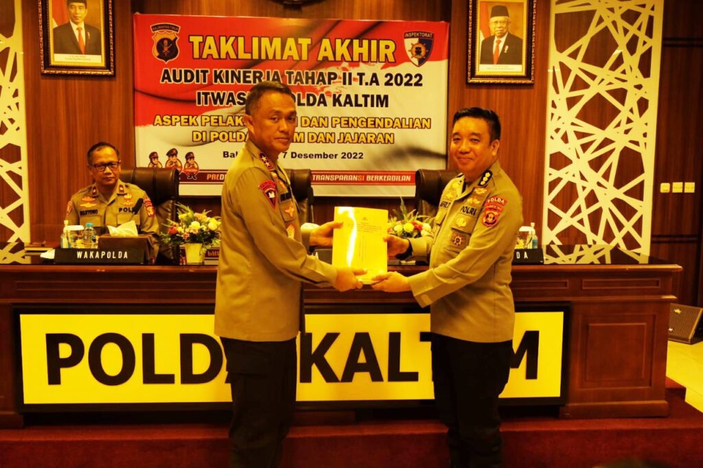 Pimpin Taklimat Akhir Audit Kinerja Tahap II, Kapolda Kaltim Berikan Arahan Kepada Satker dan Satwil taklimat 2