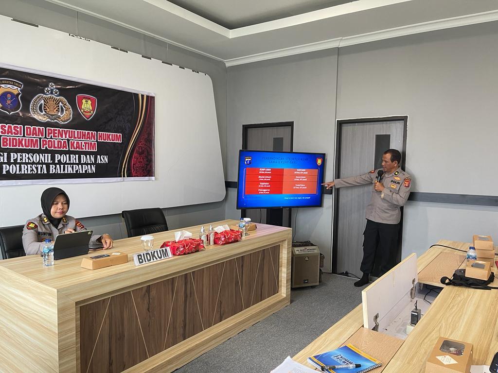 Bidkum Polda Kaltim Berikan Penyuluhan dan Sosialisasi Hukum di Polresta Balikpapan WhatsApp Image 2023 02 20 at 14.56.03 1