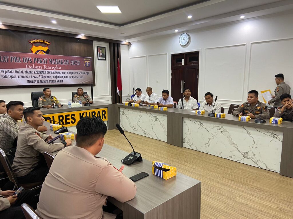 Polres Kutai Barat Gelar Lat Pra Ops Dalam Rangka Operasi Pekat Mahakam 2023 WhatsApp Image 2023 03 17 at 08.13.16