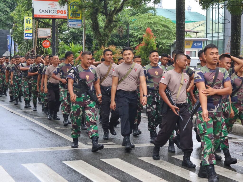 Olahraga Bersama, Bentuk Sinergitas TNI-POLRI Di Kota Samarinda WhatsApp Image 2023 03 22 at 05.49.31