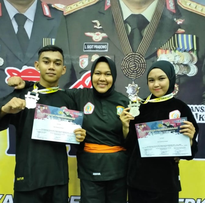 Tim Pencak Silat Polda Kaltim Berhasil Raih 2 Medali Perak di event Pencak Silat Kapolri Cup I 2023 silaaatt