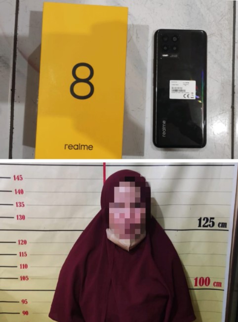 Curi Handphone, IRT di Bontang Berhasil Diamankan Polisi btg