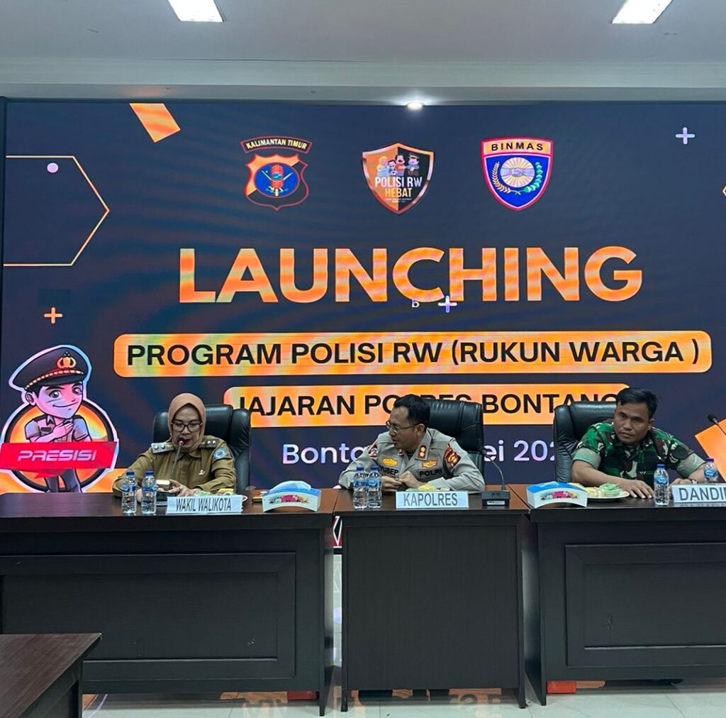 Tingkatkan Kamtibmas di tengah masyarakat, Polres Bontang Launcing Polisi RW IMG 20230516 WA0052 e1684246202949