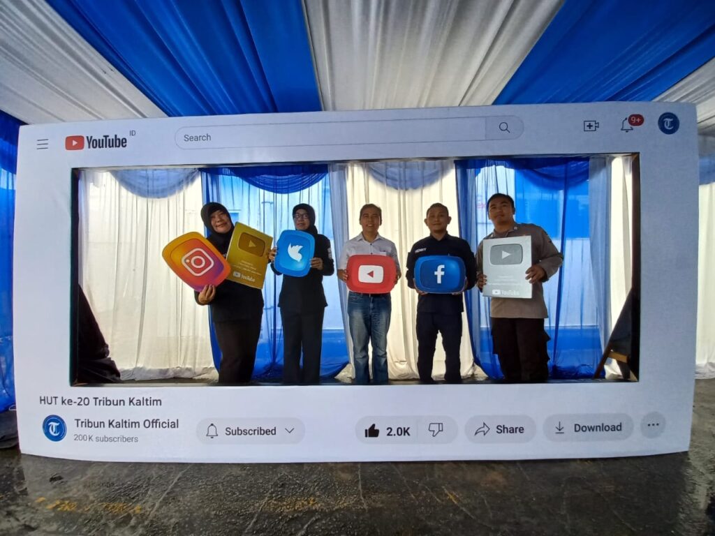 Pererat Silaturrahmi Dengan Media, Bidhumas Polda Kaltim Hadiri HUT Tribun Kaltim Ke-20 WhatsApp Image 2023 05 08 at 14.23.23