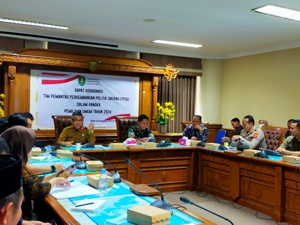 Rapat TP3D Persiapan Pemilu Serentak 2024, Polres Kutim Siap Ikut Andil WhatsApp Image 2023 05 09 at 08.55.50