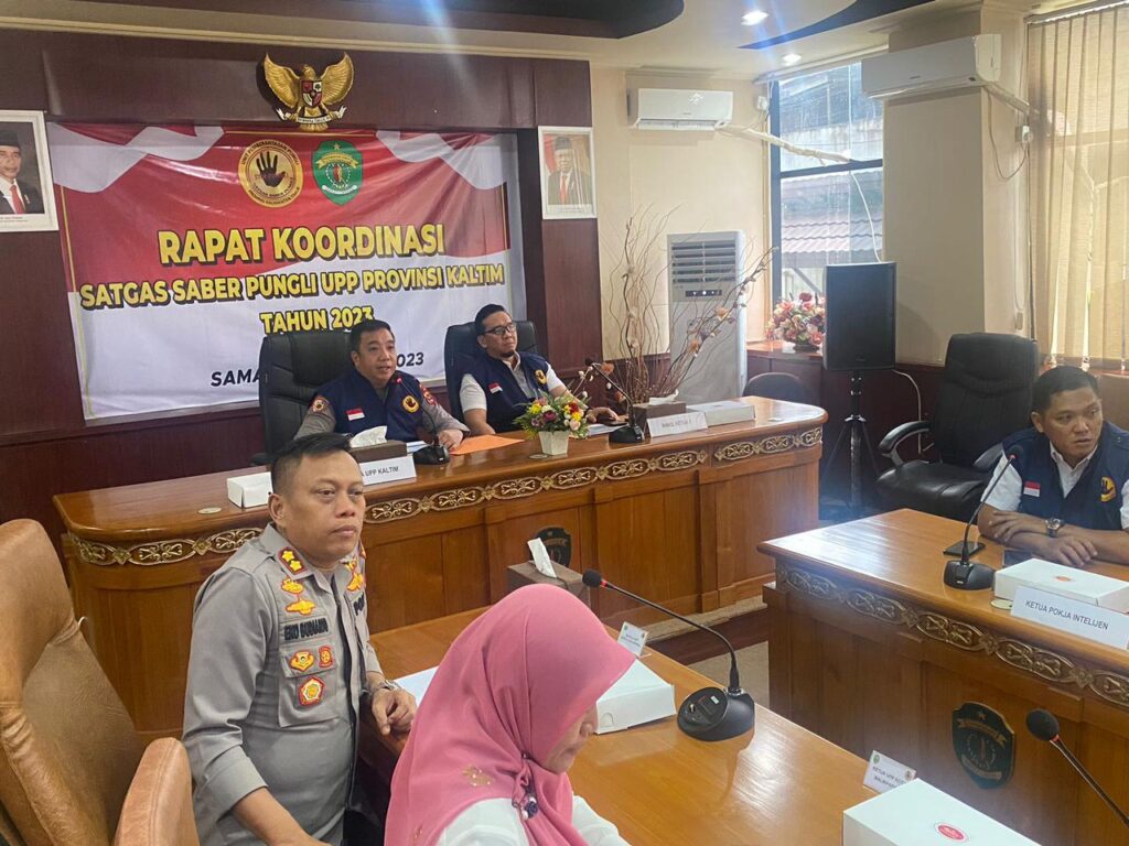 Irwasda Polda Pimpin Rapat Koordinasi Satgas Saber Pungli UPP Prov. Kaltim WhatsApp Image 2023 05 17 at 13.45.26