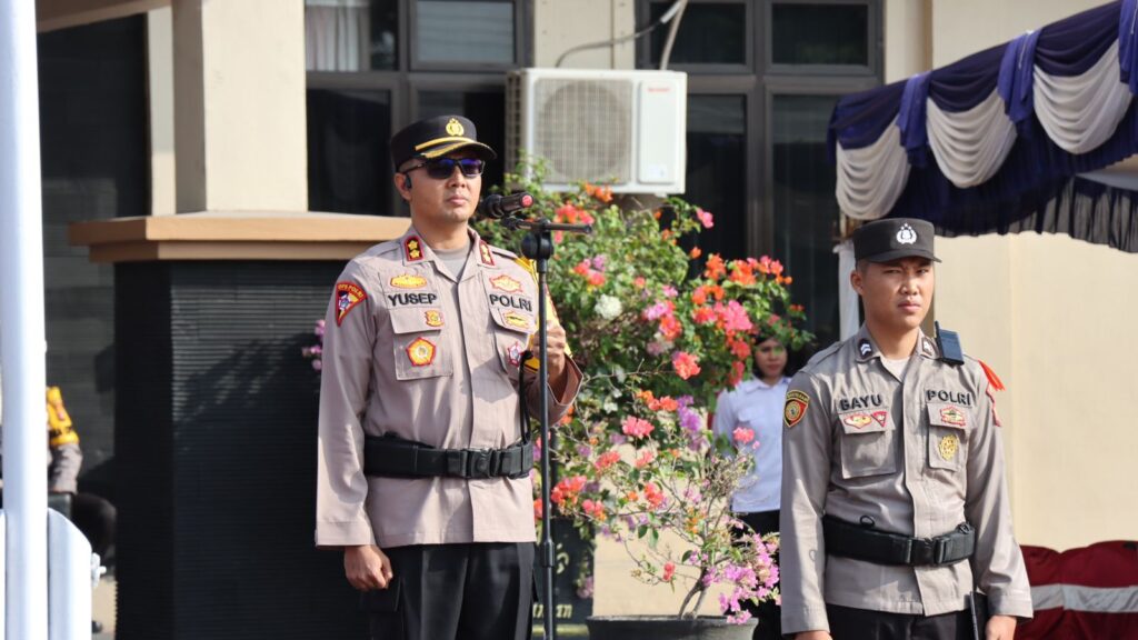 Apel Gelar Pasukan Ops Mantap Brata 2023-2024 Bentuk Pengecekan Akhir Kesiapan Polres Bontang Mengamankan Pemilu 2024 WhatsApp Image 2023 10 17 at 11.00.35 AM