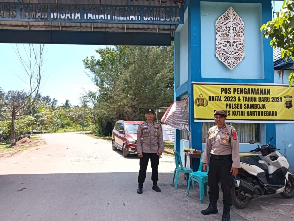 Pengamanan di Obyek Wisata, Polsek Samboja Pastikan Keamanan Masyarakat Yang Sedang Berlibur WhatsApp Image 2023 12 31 at 19.55.51