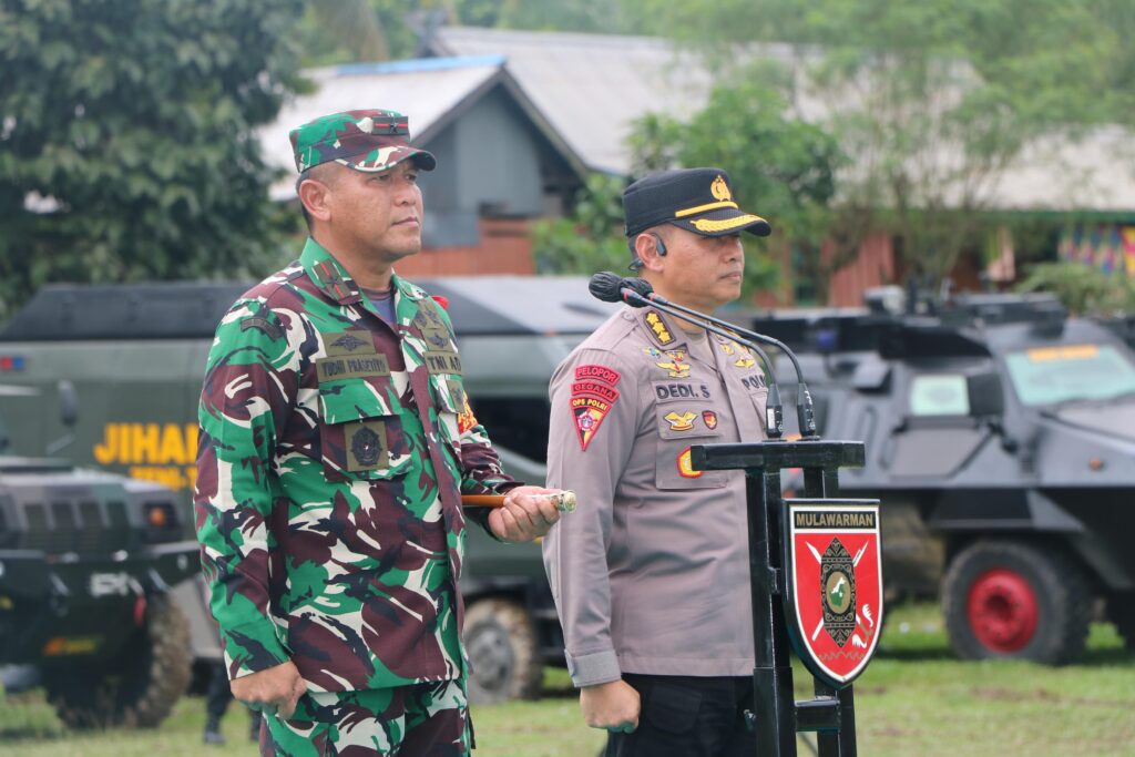 Apel Gelar Pasukan dalam Rangka Persiapan Pengamanan VVIP Kunjungan Presiden RI Ke IKN Nusantara WhatsApp Image 2024 01 16 at 17.08.39
