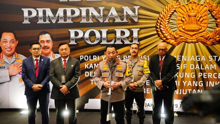 Kapolri: Pembentukan Direktorat PPA-TPPO di Bareskrim Sedang Diharmonisasi kapolri di rapim polri 2024 1 169