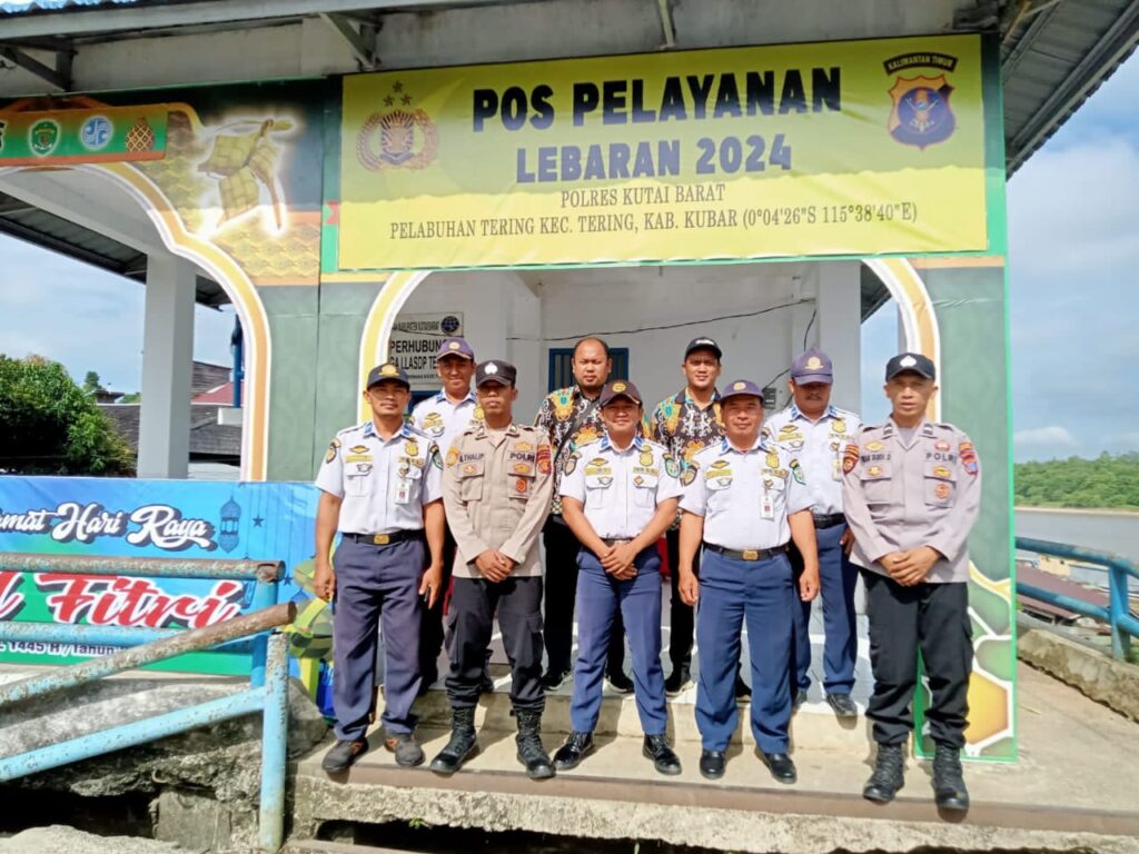 Pengamanan Arus Mudik Lebaran 1445 H, Petugas Pospam dan Posyan Pelabuhan Tering Siap Laksanakan Tugas WhatsApp Image 2024 04 05 at 10.59.50