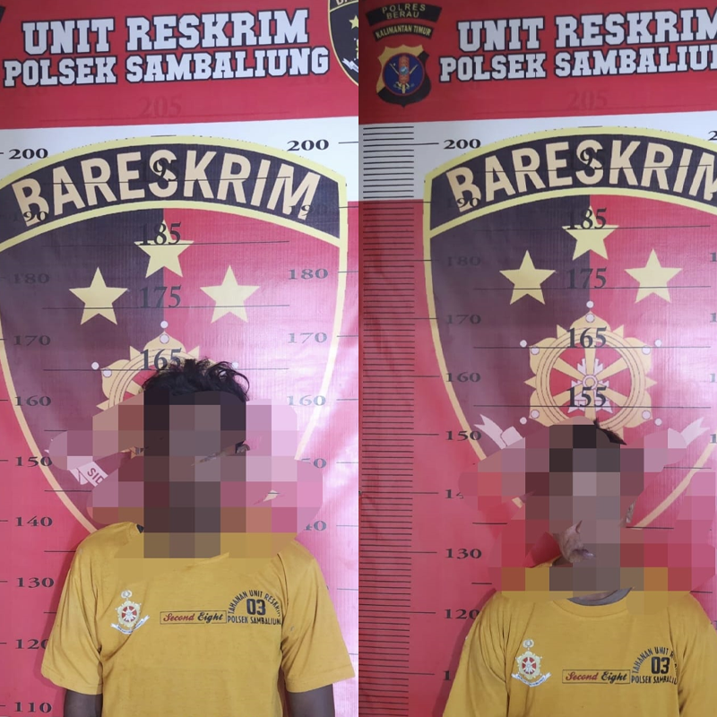 Polsek Sambaliung Ringkus Dua Pelaku Curanmor Berau curanmor
