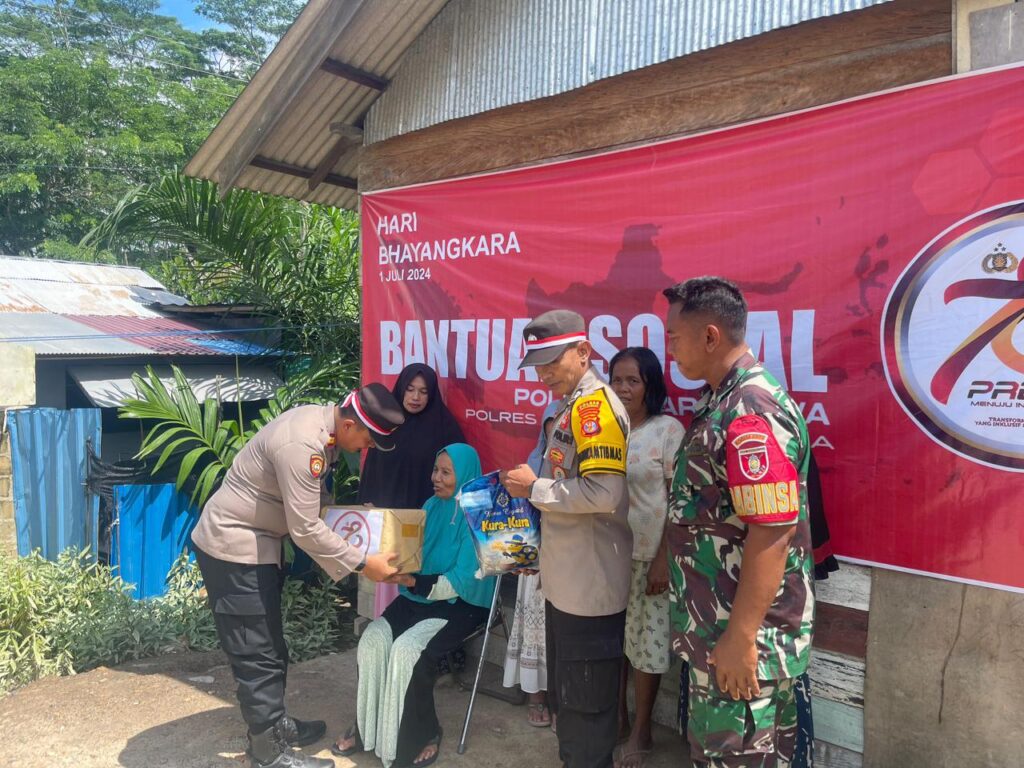 HUT Bhayangkara Ke-78, Polsek Muara Jawa Bagikan 20 Paket Sembako WhatsApp Image 2024 06 27 at 14.47.31