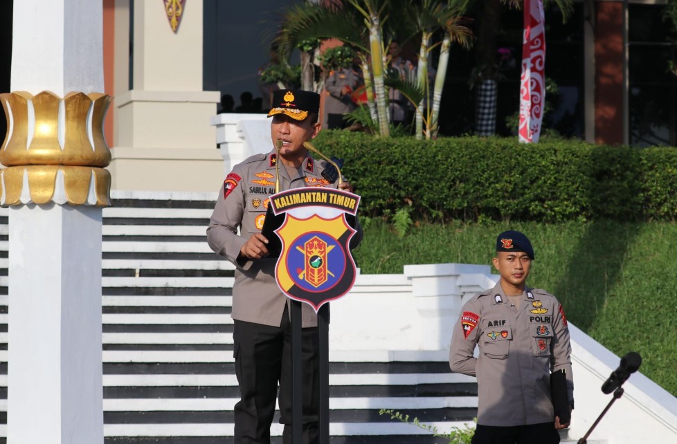 Pimpin Apel Pagi, Wakapolda Kaltim Ingatkan Kesiapsiagaan Personel waka