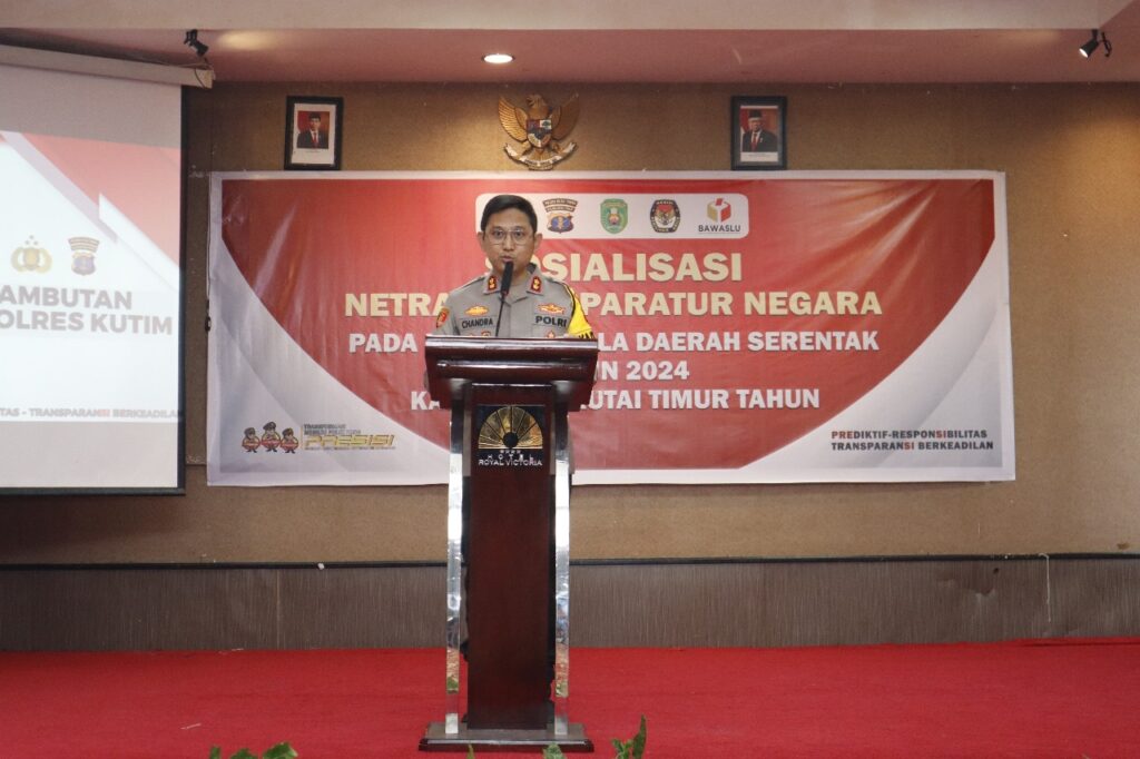 Jelang Pelaksanaan Pilkada 2024, Polres Kuttim Gelar Sosialisasi Hukum Tentang Netralitas Aparatur Negara WhatsApp Image 2024 08 06 at 11.36.35