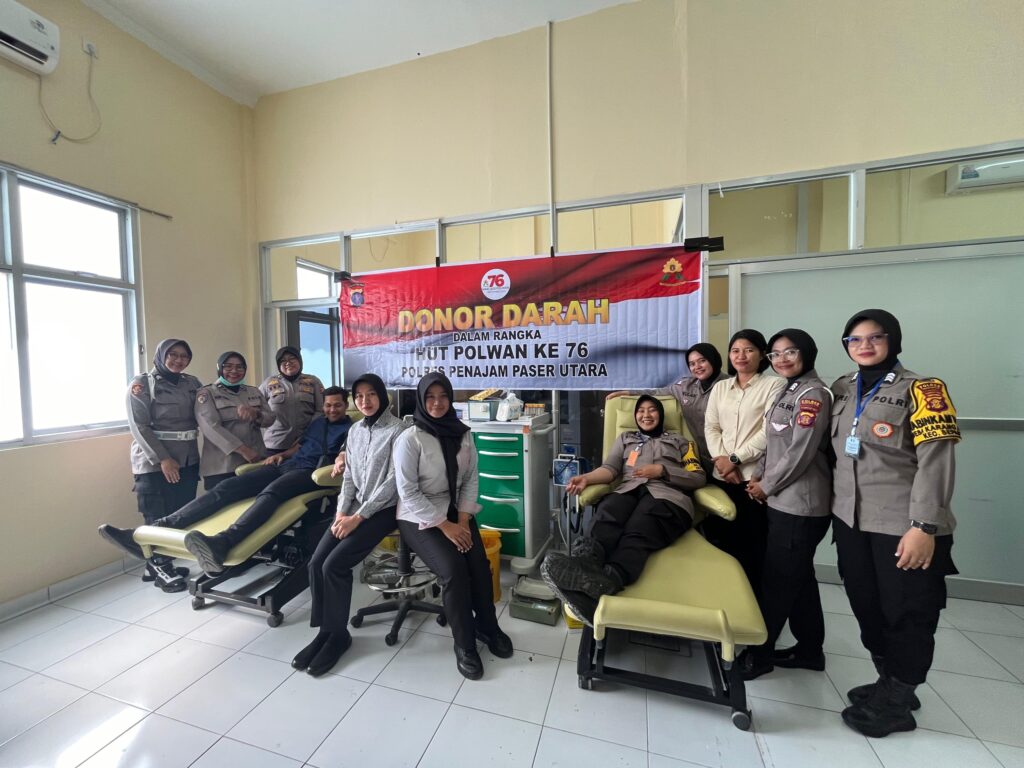 Sambut HUT Polwan Ke – 76, Polwan Polres PPU Gelar Bakti Kesehatan Donor Darah WhatsApp Image 2024 08 08 at 16.11.53 da84f3ce