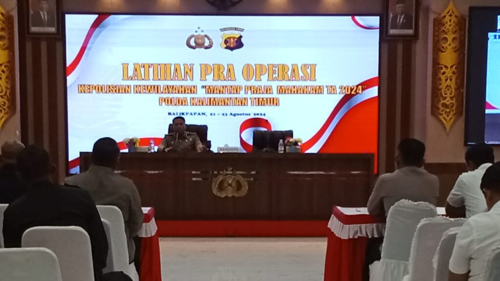 Mantapkan Pola Pengamanan Ops.Mantap Praja Mahakam 2024, Polda Kaltim Gelar Latpraops Jelang Pilkada Serentak WhatsApp Image 2024 08 22 at 13.08.49