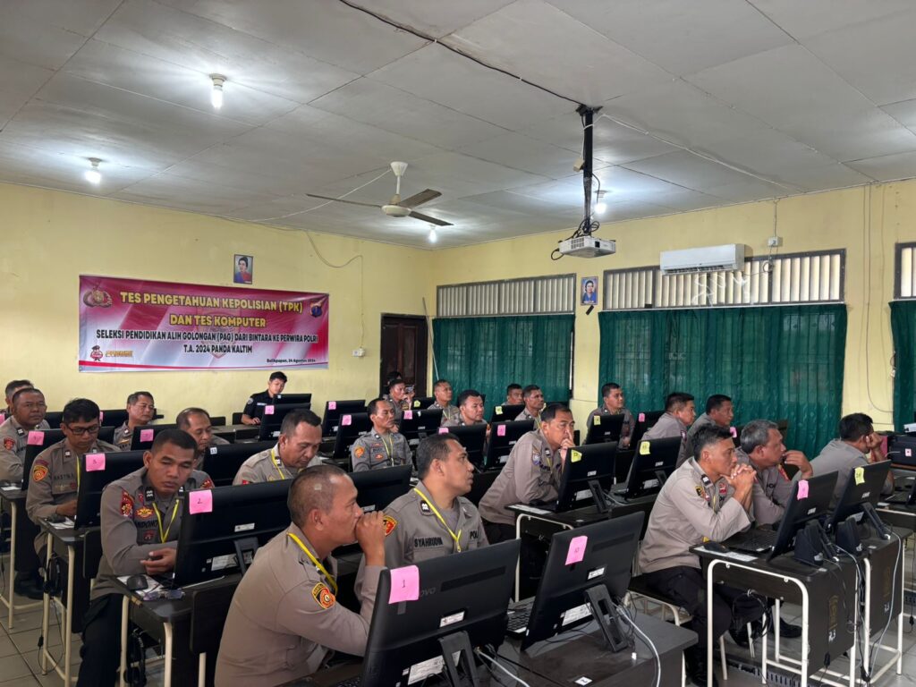 Polda Kaltim Gelar Tes Pengetahuan Kepolisian untuk Seleksi Alih Golongan, 74 Peserta Ikuti Ujian dengan Lancar WhatsApp Image 2024 08 25 at 12.37.04 3e41c6f9
