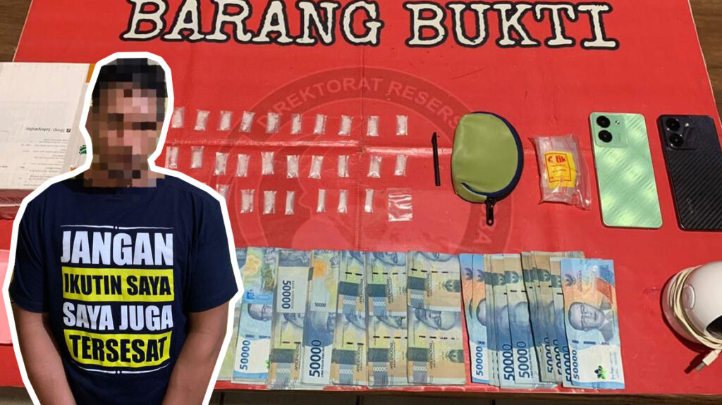 Satresnarkoba Polres Paser Ungkap Peredaran Sabu-sabu, Tersangka Ditangkap dengan 30 Paket Barang Bukti dssf
